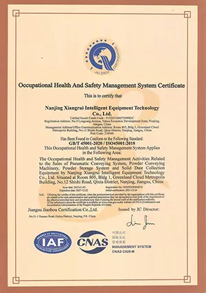 Occupational Health and Safety Management System Certification